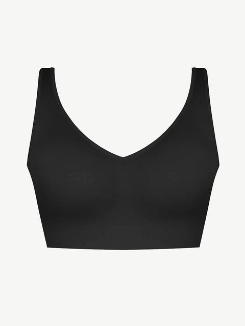 CurvyPower Breast Support Seamless Push Up Plus Size High Impact Comfortable Bra With Removable Cups