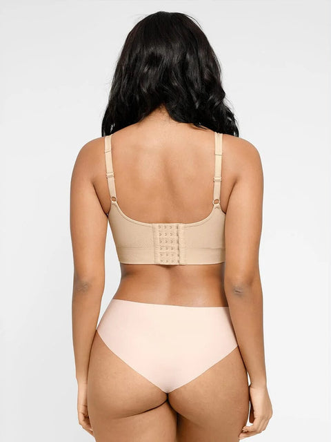 CurvyPower Breast Support Seamless Push Up Plus Size High Impact Comfortable Bra With Removable Cups