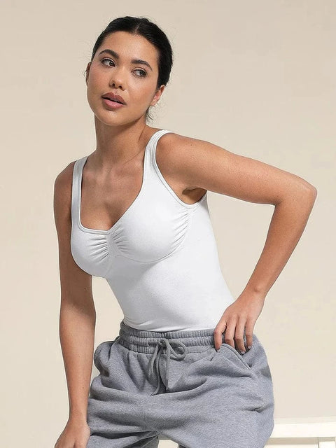 CurvyPower | UK camisole Seamless Shaping Camisole with Bust Support and Waist Slimming
