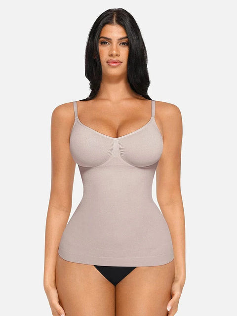 CurvyPower | UK camisole Seamless Tank Top Waist Slimming Tummy Tucker Camisole