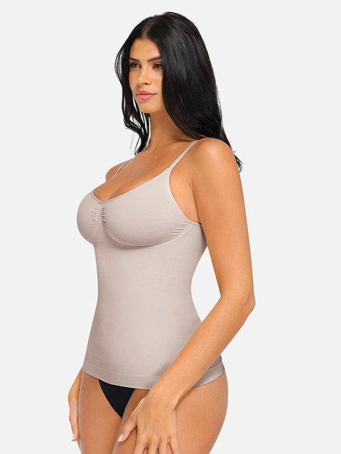 CurvyPower | UK camisole Seamless Tank Top Waist Slimming Tummy Tucker Camisole