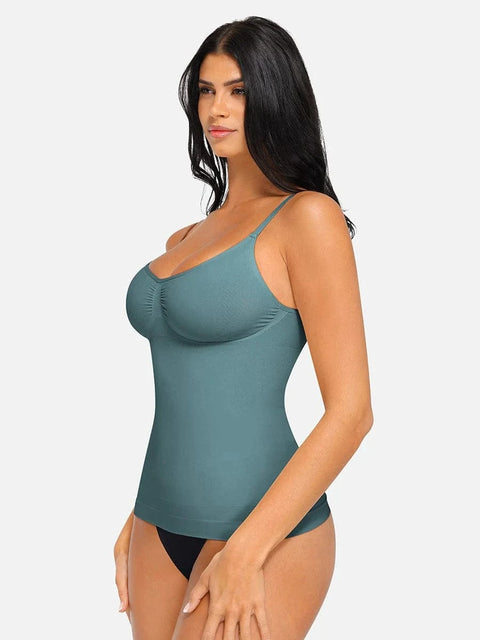 CurvyPower | UK camisole Seamless Tank Top Waist Slimming Tummy Tucker Camisole