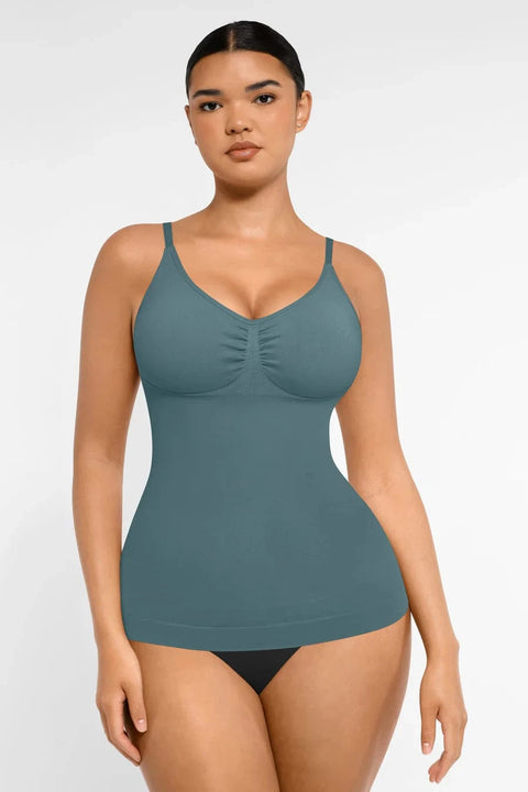 CurvyPower | UK camisole Seamless Tank Top Waist Slimming Tummy Tucker Camisole