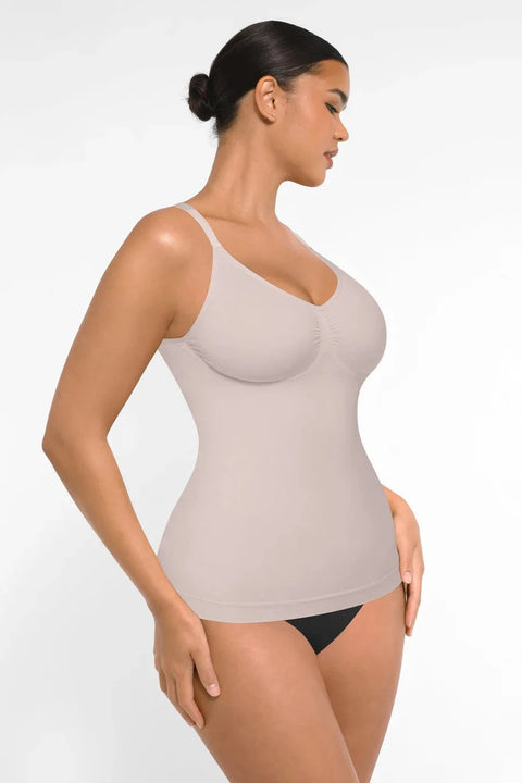 CurvyPower | UK camisole Seamless Tank Top Waist Slimming Tummy Tucker Camisole