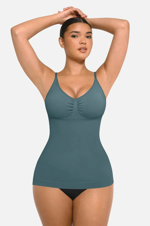 CurvyPower | UK camisole Seamless Tank Top Waist Slimming Tummy Tucker Camisole