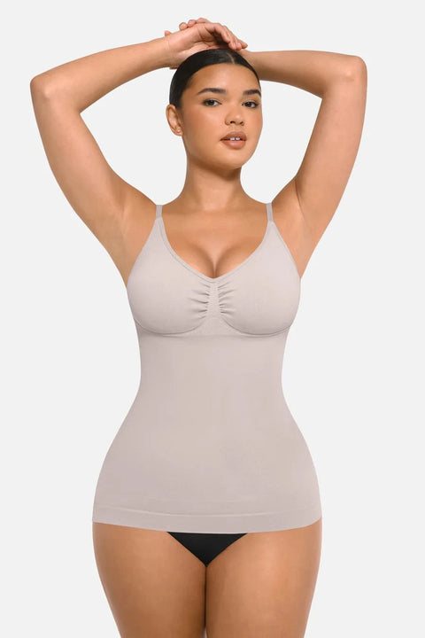 CurvyPower | UK camisole Seamless Tank Top Waist Slimming Tummy Tucker Camisole