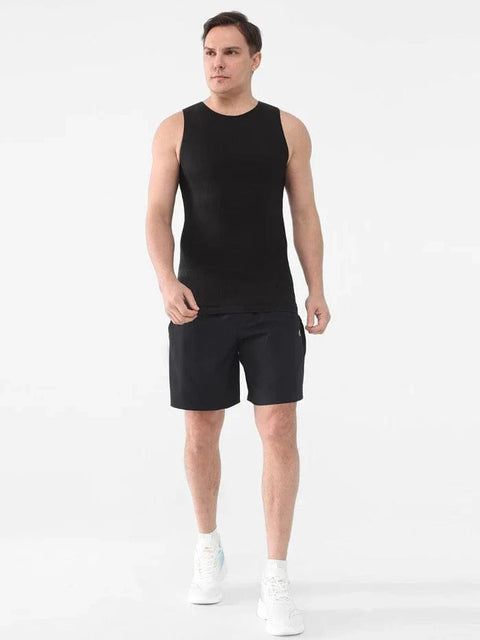 CurvyPower | UK Compression Shirt Men's Tummy Control Tank Top Shaping Compression Shirt
