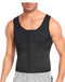 CurvyPower | UK Compression Shirt Men Tummy Control Compression Shirt Tank Top with Hook and Eye Closure