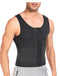 CurvyPower | UK Compression Shirt Men Tummy Control Compression Shirt Tank Top with Hook and Eye Closure
