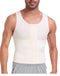 CurvyPower | UK Compression Shirt Men Tummy Control Compression Shirt Tank Top with Hook and Eye Closure