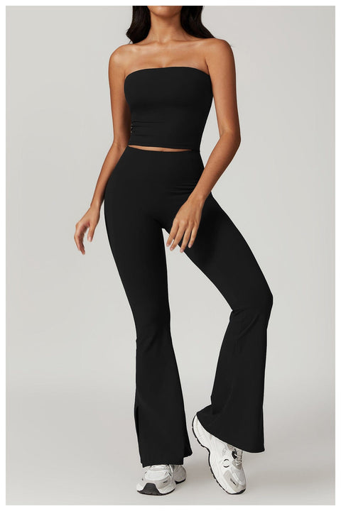 CurvyPower | UK Crop Top Seamless Strapless Quick-Dry Shaping Tube Top for Women