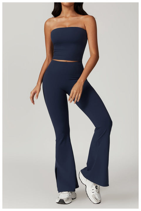 CurvyPower | UK Crop Top Seamless Strapless Quick-Dry Shaping Tube Top for Women