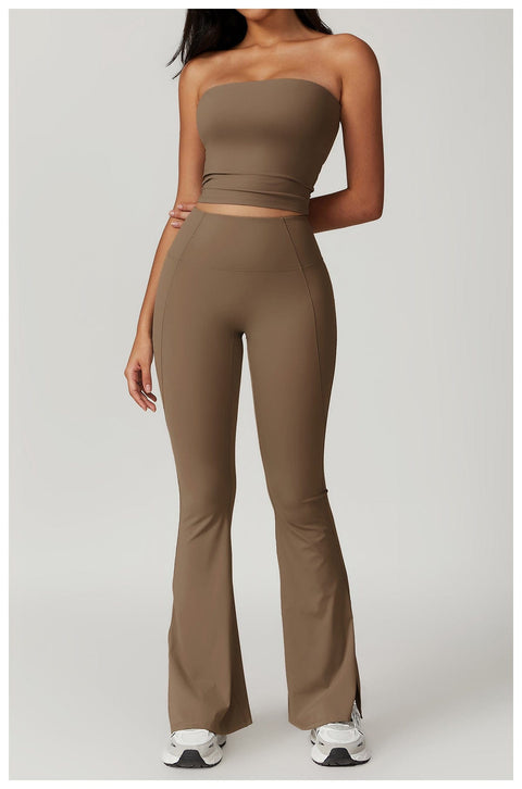 CurvyPower | UK Crop Top Seamless Strapless Quick-Dry Shaping Tube Top for Women