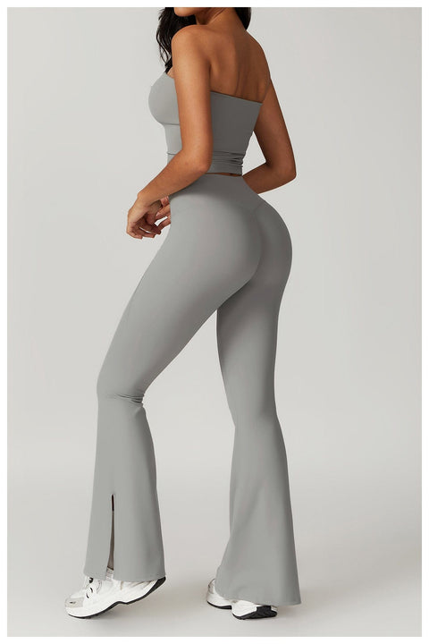 CurvyPower | UK Crop Top Seamless Strapless Quick-Dry Shaping Tube Top for Women