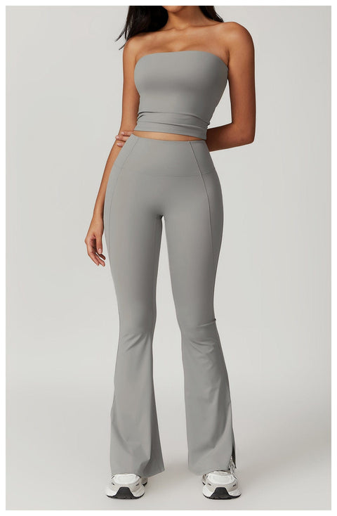 CurvyPower | UK Crop Top Seamless Strapless Quick-Dry Shaping Tube Top for Women