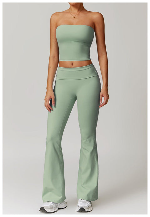 CurvyPower | UK Crop Top Seamless Strapless Quick-Dry Shaping Tube Top for Women