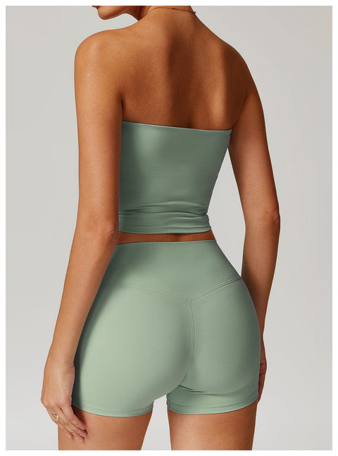 CurvyPower | UK Crop Top Seamless Strapless Quick-Dry Shaping Tube Top for Women