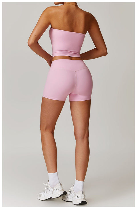 CurvyPower | UK Crop Top Seamless Strapless Quick-Dry Shaping Tube Top for Women