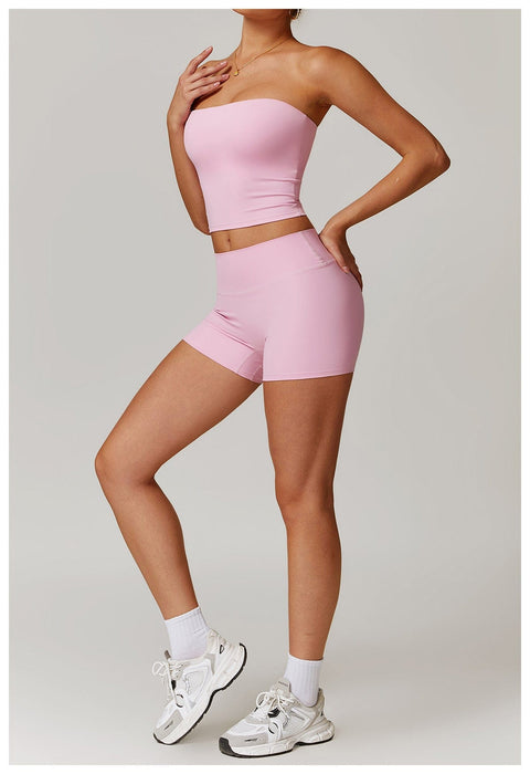 CurvyPower | UK Crop Top Seamless Strapless Quick-Dry Shaping Tube Top for Women