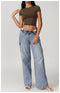 CurvyPower | UK Crop Top Women's Quick Dry Workout Shaping Crop Top