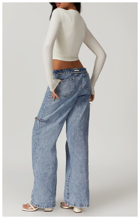 CurvyPower | UK Crop Top Women Seamless Long Sleeve Yoga Shaping Crop Top