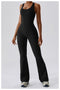 CurvyPower | UK Jumpsuit Advanced Black / S Backless Flared Tummy Control Shaping Jumpsuit For Women