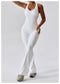 CurvyPower | UK Jumpsuit Backless Flared Tummy Control Shaping Jumpsuit For Women