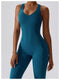 CurvyPower | UK Jumpsuit Backless Flared Tummy Control Shaping Jumpsuit For Women