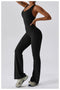 CurvyPower | UK Jumpsuit Backless Flared Tummy Control Shaping Jumpsuit For Women