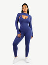 CurvyPower | UK Jumpsuit Dark Blue / XS/S Stretchy Tummy Control Shaping Jumpsuit