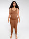 CurvyPower | UK Jumpsuit Dark Brown / XS/S Maternity Shaping Jumpsuit For Abdominal and Back Support