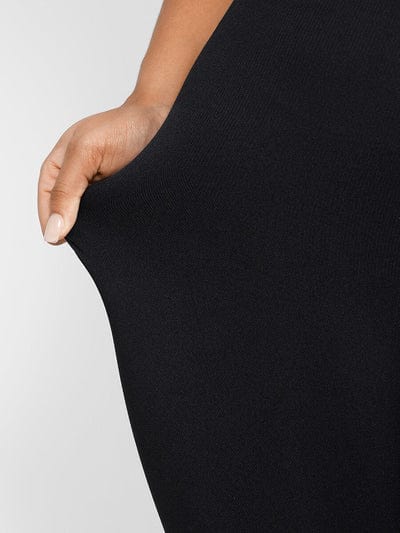 CurvyPower | UK Jumpsuit Low Back Tummy Control Flared Jumpsuit