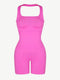 CurvyPower | UK Jumpsuit Seamless Halter Neck Tummy Control Waist Shaping Jumpsuit