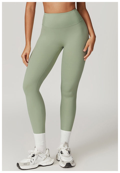 CurvyPower | UK Legging Bean Green / S Women's High Waist Tummy Control Gym Shaping Leggings