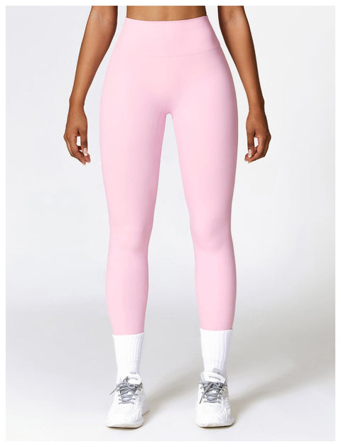 CurvyPower | UK Legging Cherry Blossom Pink / S High-Waisted Hip Lifting Quick-Dry Shaper Gym Leggings