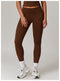 CurvyPower | UK Legging Chocolate Brown / S High-Waisted Hip Lifting Quick-Dry Shaper Gym Leggings