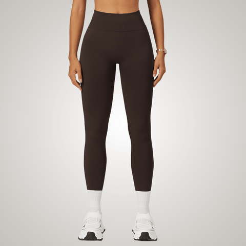 CurvyPower | UK Legging Dark Brown / S High Waisted Fitness Shaping Yoga Leggings