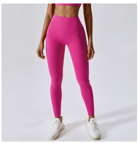 CurvyPower | UK Legging Magenta / S Women's High Waist Tummy Control Gym Shaping Leggings