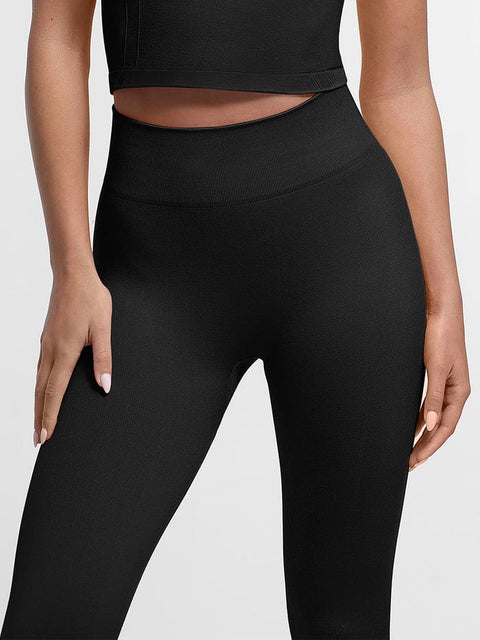 CurvyPower | UK Legging Seamless Bum Lift Double-Layer Shaping Sport Yoga Leggings
