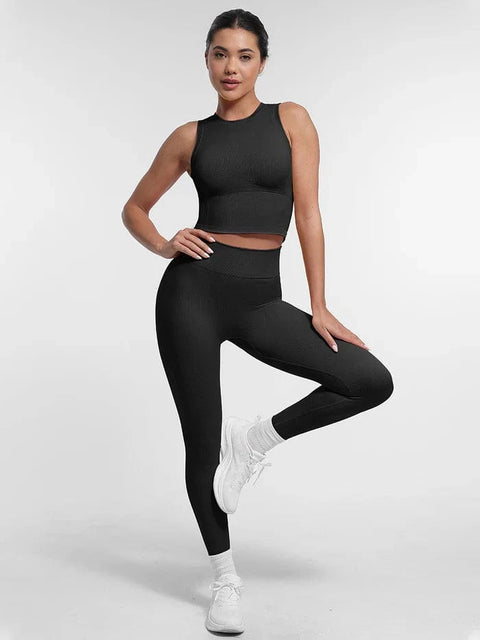 CurvyPower | UK Legging Seamless Bum Lift Double-Layer Shaping Sport Yoga Leggings