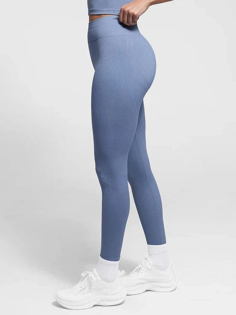 CurvyPower | UK Legging Seamless Bum Lift Double-Layer Shaping Sport Yoga Leggings