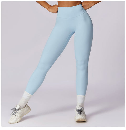 CurvyPower | UK Legging Sky Blue / S Women's High Waist Tummy Control Gym Shaping Leggings