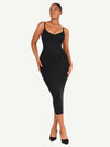 CurvyPower | UK Maxi Dress Black / XS/S Shaper Maxi Dress with Spaghetti Strap