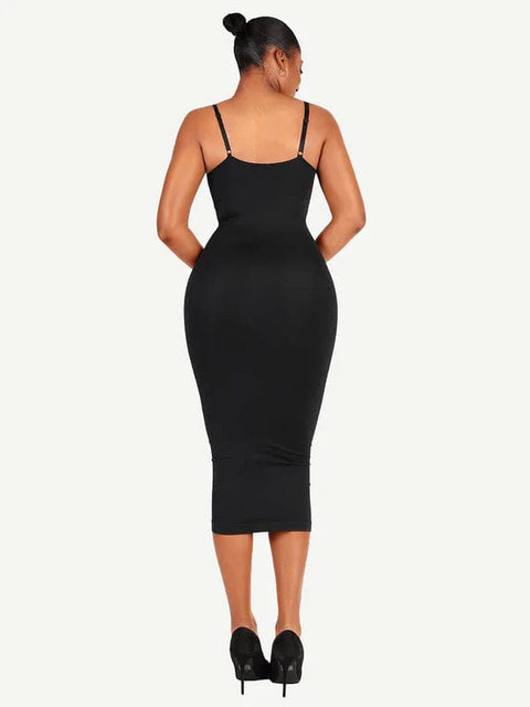 CurvyPower | UK Maxi Dress Shaper Maxi Dress with Spaghetti Strap