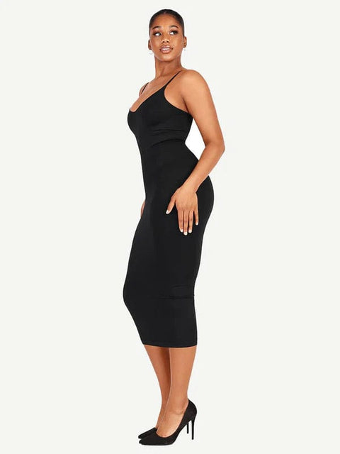 CurvyPower | UK Maxi Dress Shaper Maxi Dress with Spaghetti Strap