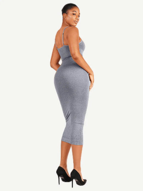 CurvyPower | UK Maxi Dress Shaper Maxi Dress with Spaghetti Strap