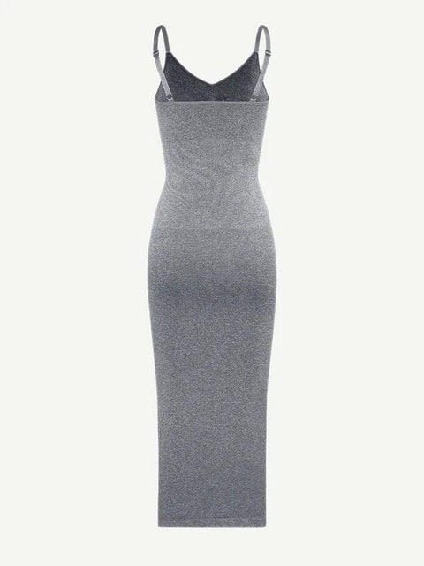 CurvyPower | UK Maxi Dress Shaper Maxi Dress with Spaghetti Strap