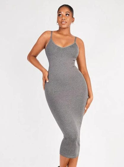 CurvyPower | UK Maxi Dress Shaper Maxi Dress with Spaghetti Strap