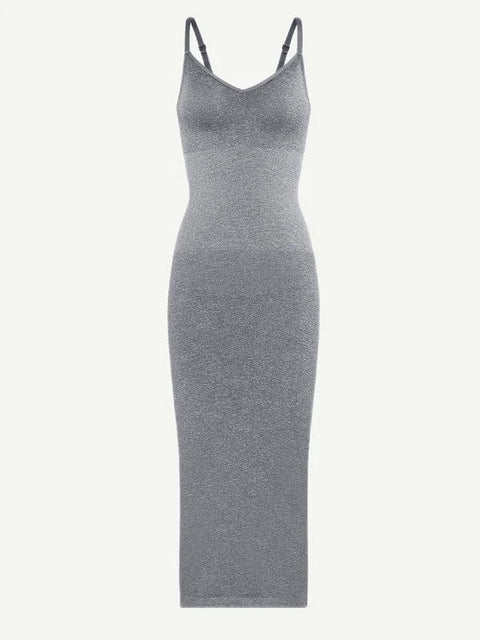 CurvyPower | UK Maxi Dress Shaper Maxi Dress with Spaghetti Strap