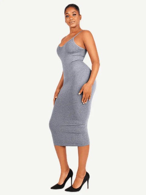 CurvyPower | UK Maxi Dress Shaper Maxi Dress with Spaghetti Strap